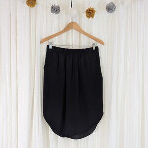 Madewell - Silk Island Skirt - Black - Size Small